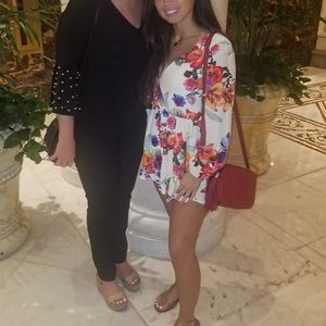 Tropical LongSleeve Romper